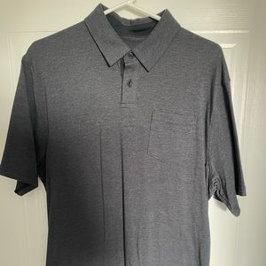 Grey men’s under armour golf shirt